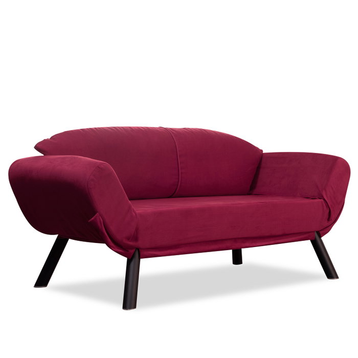 Atelier Del Sofa Genzo Sofá cama de 2 plazas Granate